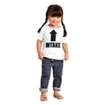 thumbnail image 4 of Intake Arrow Hungry Hangry Funny Toddler Boy Girl T Shirt Infant Toddler Brisco Brands 24M, 4 of 6