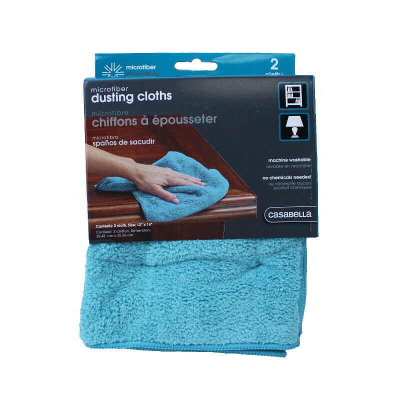 Casabella, Cloth Microfiber Dusting Blue, 1 Count CB11210, 8511210