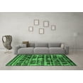 thumbnail image 3 of Ahgly Company Indoor Rectangle Oriental Emerald Green Industrial Area Rugs, 8' x 12', 3 of 4