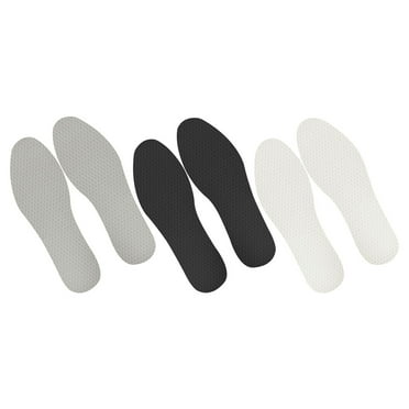 3 Pairs Boots for Men Insoles Arch Supports Shoe Inserts Women Latex of Foot