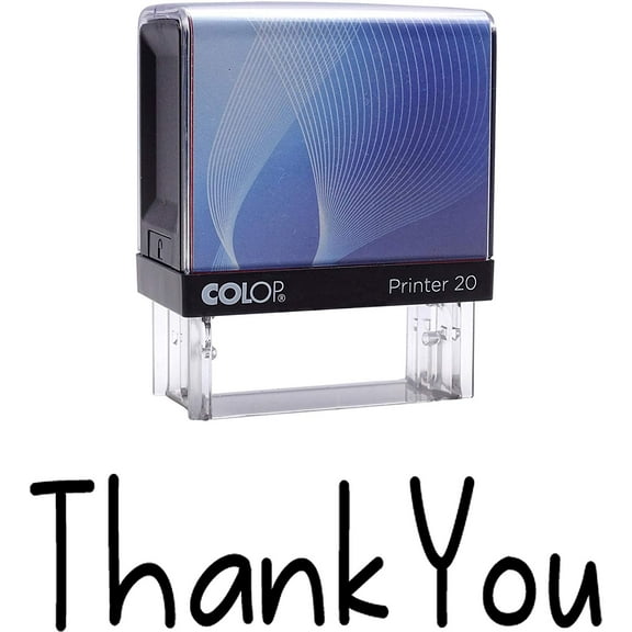 THANK YOU Self Inking Rubber Stamp Custom Colop Office Stationary P20 Mini Stamper