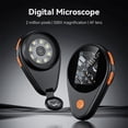 thumbnail image 3 of stanreset ABS Portable Pocket Microscope With 500X Magnification And 400mAh Battery For Science Experiments black, 3 of 5