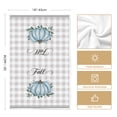 thumbnail image 5 of Sm:)e Buffalo Plaid Blue Pumpkin Give Thanks Eucalyptus Fall Thanksgiving Kitchen Dish Towels 18x26 Inch Set of 4, 5 of 6