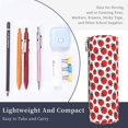 thumbnail image 3 of Honeii Cartoon Ladybug Print Leather Pencil Case,Small Pencil Pouch,Durable Zippered Storage for School, Office, and Travel Essentials, 3 of 6