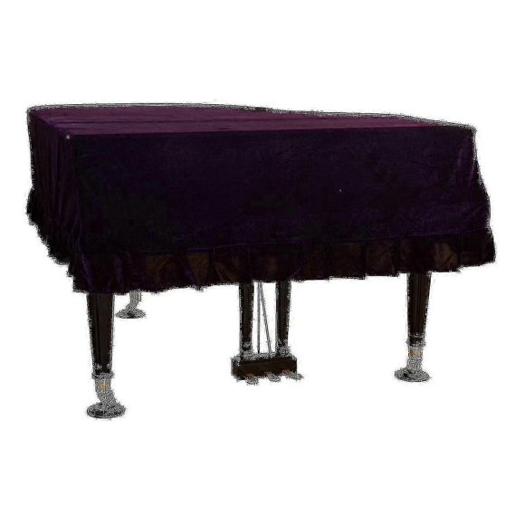 Funda de terciopelo para piano de cola, antiestática y antiadherente, Ash-hao p20241126245