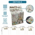 thumbnail image 6 of Table Runner - 48 Inch Long, Beige Easter Bunny Kitchen Dining Table Runner Dresser Scarves, Spring Easter Eggs Floral Wooden Farmhouse Decor for Coffee Tables Wedding Party Banquet, 6 of 8