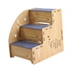 thumbnail image 5 of Escalera para perros de madera escalera de gato, 3 escalones, trepadora de escalada de escalada escalera escalones de mascota para gatos mayores sofá, 5 of 9