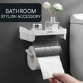 thumbnail image 5 of PARACASA Toilet Paper Holder Toilet Paper Roll Holder Toilet Tissue Holder for Bathroom & Kitchen Plastic, 5 of 8