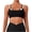 Black, variant on Women's Color-Blocked Padded Sports Bra High-strength Shock-absorbing Elastic Support for Gym Yoga Running Workout Athletic Casual Active Wear Purple S