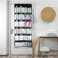 thumbnail image 2 of TIFOR Over The Door Shoe Organizer 24 Mesh Pockets Hanging Shoe Rack, 2 of 10