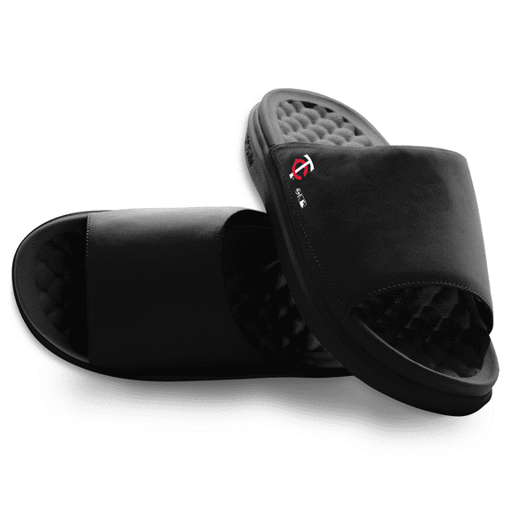 Unisex ISlide Black Minnesota Twins Minimalistic Motive Slide Sandals