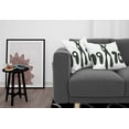 thumbnail image 3 of Ambesonne Black and White Throw Pillow Cover 2 Pack, 70s Woman Retro, 16", Black and White, 3 of 5