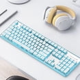 Gaming Keyboards Mechanical Silents USB Connection 104Key RGBs ...
