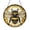 Acrylic 3.5 Inch, variant on Bee Stained Glass Window Panel – Decorative Window Accent