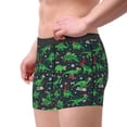 thumbnail image 2 of Vsdgher Dino Christmas Party Pattern Men's Boxer Brief Underwear,Soft Funny Underwear for Men-Small, 2 of 5