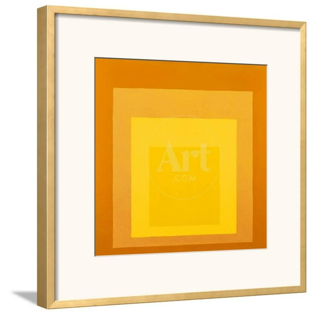 Homage To The Square Framed Art Print Wall Art by Josef Albers 28x28 Sold by