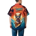 thumbnail image 5 of Retro Surfing Toy Fox Terrier in Cool Sunglasses Hello Summer Waves Hawaiian Shirt Breathable Summer Unisex Merch Dog Lover - 10001, 5 of 6