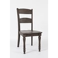 thumbnail image 2 of Jofran Madison County Rustic Reclaimed Pine Farmhouse Ladderback Dining Chair (Set of 2), 2 of 5