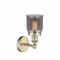 thumbnail image 2 of 616-1W-AB-G53 Innovations Lighting Bell - 1 Light Wall Sconce In Industrial Style-10 Inches Tall and 6.5 Inches Wide-Antique Brass Finish-Light Smoke, 2 of 2