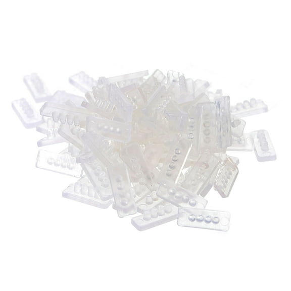 Niceauty 100 Pcs Non-slip Hair Clips Silicone Anti-slip Strips for Women