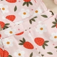 thumbnail image 5 of Kids Toddler Girl Summer Outfit Floral Print Overalls Jumpsuit Sleeveless Romper Bib Shortalls Suspender Shorts Pants, 5 of 7