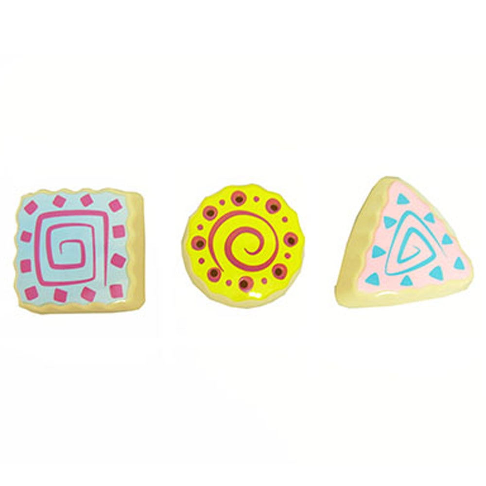 Replacement Cookies for Fisher-Price Color Changin' Treats Tea Set DVH28 - Includes 3 Cookies Set