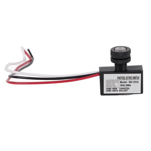 Photoelectric Switch 120VAC Light Sensor Control Automatic On Off Photoelectric Switch For Lighting Fixtures