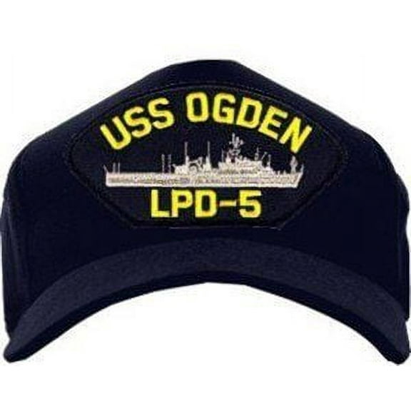 USS Ogden LPD-5 Ships Ball Cap
