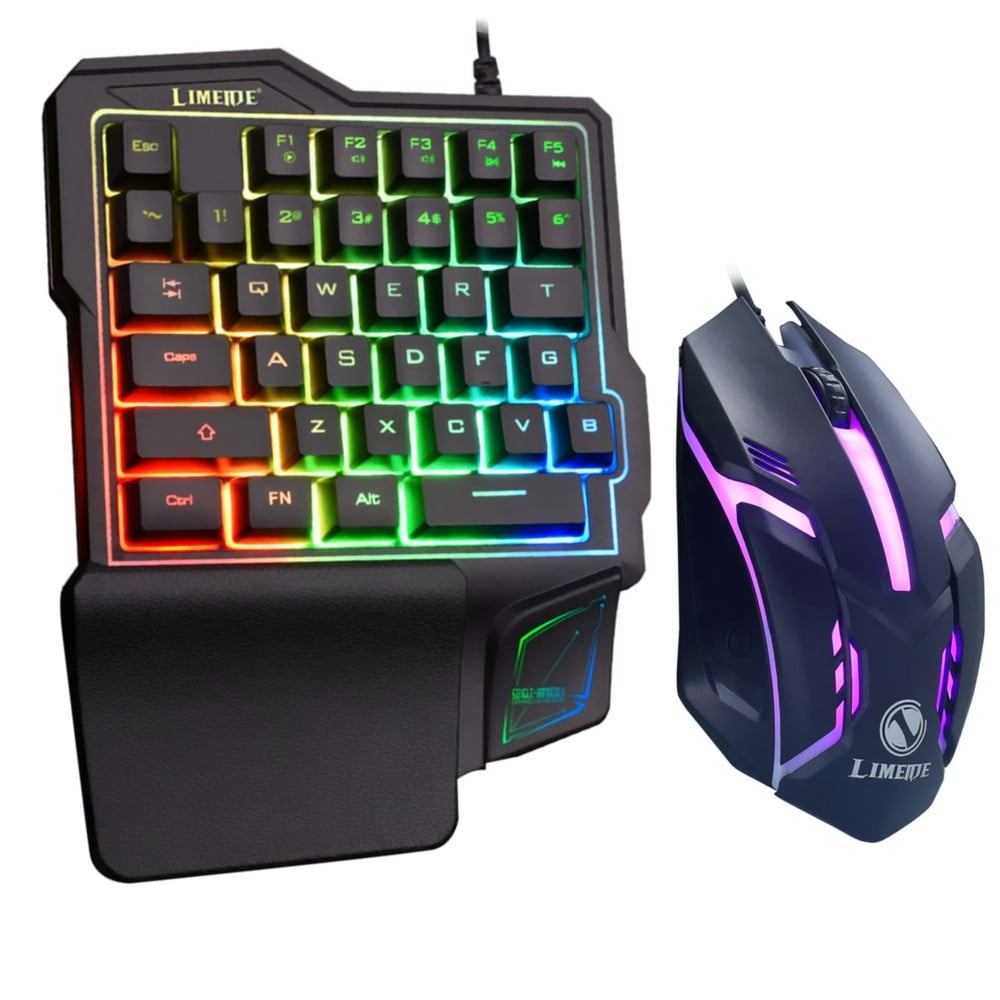 rgb mouse and keyboard pad
