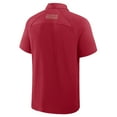 thumbnail image 3 of Men's Fanatics Scarlet San Francisco 49ers Back Around Raglan Polo, 3 of 3
