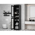 thumbnail image 6 of Palace Imports 100% Solid Wood 16.5" Bathroom Cabinet with Clear Glass Doors and Adjustable Shelves, 6 of 6