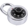 thumbnail image 4 of Rotary Padlock Number Combination Combination Lock Safe Round Dial Number Baggage Security, 4 of 5