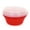 Red, variant on Mintra Home - Plastic Bowls with Covers 4 Pack