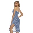 thumbnail image 2 of Cow Denim Jeans Pattern Printed Cross Back Cami Dress, Farmer Gifts Fashion Summer Maxi Sexy Casual Dress For Women, 2 of 4