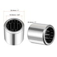 thumbnail image 2 of Uxcell 3/4x1x1" Needle Roller Bearings Full Complement Drawn Cup Steel Silver Tone 2pcs, 2 of 5