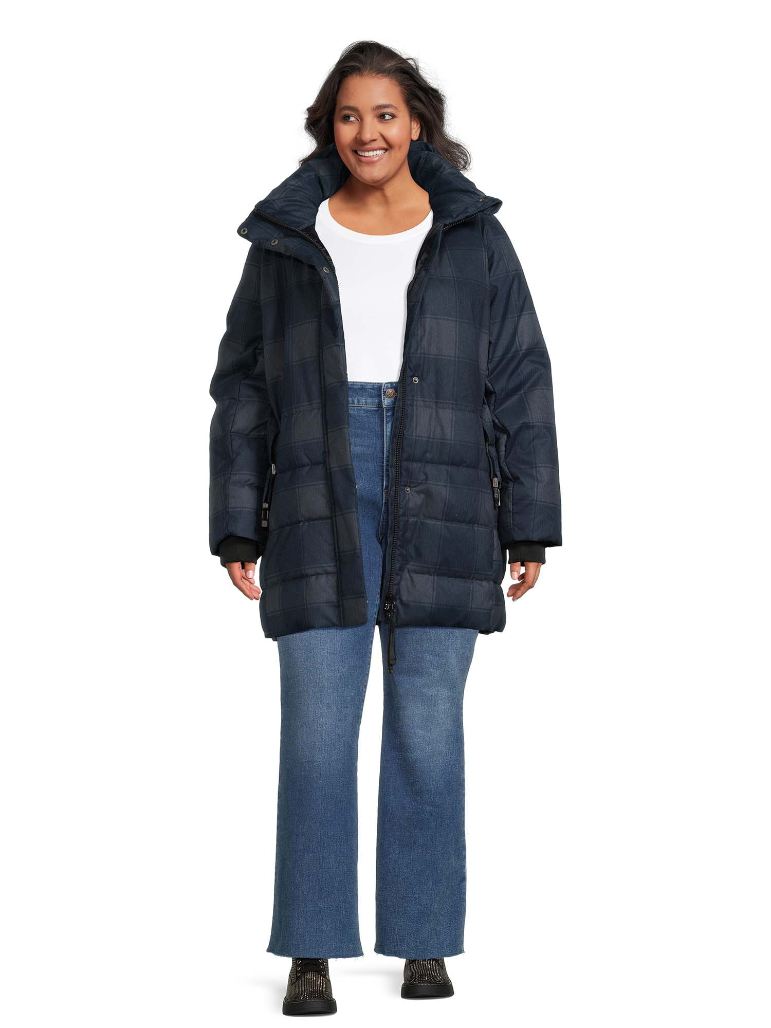 Swiss Tech Women’s Belted Heavyweight Puffer Jacket, Sizes XS-3X