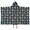 Dark Blue Sun-1, variant on Dark Blue Sun Moon Wreath Pattern Hooded Bath Towel,50"x30" for Ages 3 To 12 Kids, Quick Dry Lightweight Soft Microfiber Hood Beach Towel Cover Up for Kids