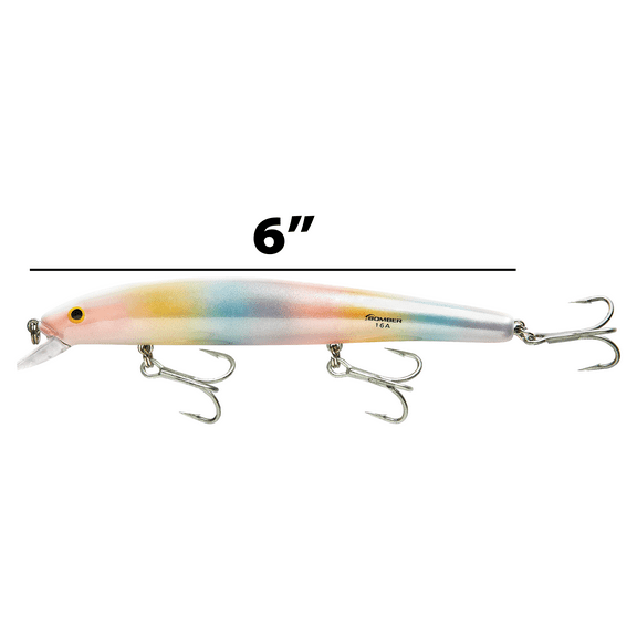 Bomber Heavy Duty Long A Crankbait 6" Mother of Pearl 7/8 oz.