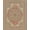 Terracotta Sage Cream, Pattern 1, variant on Design&I 8'x10' Washable Area Rug Snag-Free Bordered Symmetry Distressed Scroll Border Vintage Boho Ornate Playful for Dining Room, Large Office, Lounge