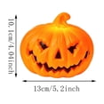 thumbnail image 3 of AZXY Halloween Lights, LED Light Up Halloween Pumpkins Tabletop Decor, Jack O Lantern Electronic Candle Ornament, Indoor Outdoor Halloween Decorations for Home Party Yard Porch Halloween Decor, 3 of 6