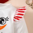 thumbnail image 5 of Bainana Girls Christmas Outfit Set Long Sleeve Cartoon Striped Print Sweatshirt Skirt 2 Pieces Clothes Set Toddler Kids Trendy Daily Wear, 5 of 9