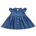 thumbnail image 1 of MesaSe Robe en Jean Princesse pour Bébés Filles Robes de Fête Décontractées, 1 of 5