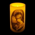 thumbnail image 4 of Mainstays 5" Unscented LED Wax Pillar Candle - Virgin Mary, 4 of 5