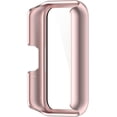 thumbnail image 4 of KOMI Étui avec Protecteur d'Écran pour Galaxy Fit3 SM-R390, Étui de Protection Rigide en PC, Pare-Chocs Protecteur d'Écran en Verre Trempé Compatible avec Galaxy Fit3 (Noir+siiver), 4 of 5