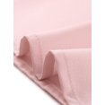 thumbnail image 5 of Blusa de manga de soplo fruncida plisada con cuello alto drapeado suave sedoso Allegra K Rosa S, 5 of 5