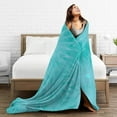 thumbnail image 5 of Turquoise Blue Teal Green Cyan-Blanket Super Soft Throw Blanket for Couch Bed Sofa Cozy Flannel Fuzzy Blanket Plush Throw Blankets for Women Men Gifts Travel Blanket for All Seasons, 60"x50", 5 of 7