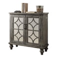 thumbnail image 2 of ACME Velika 4-Door Wooden Console Table in Weathered Gray, 2 of 3