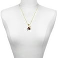 thumbnail image 3 of Delight Jewelry Silver-tone Small Maroon Football Helmet - Gold-tone Rope Charm Bead Dangle with Mini 2025, 3 of 4