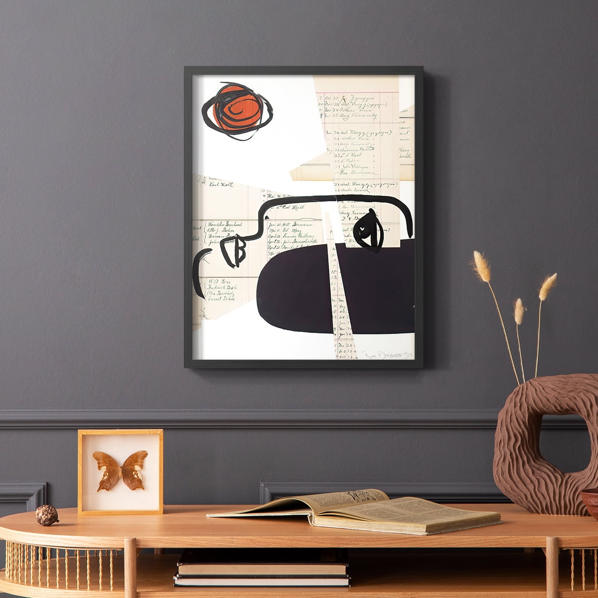 Faces of A Century II in Paper Solid Wood 11 x 14 Framed Print