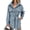 light blue-M, variant on Women's shirt collar single-breasted long winter casual coat